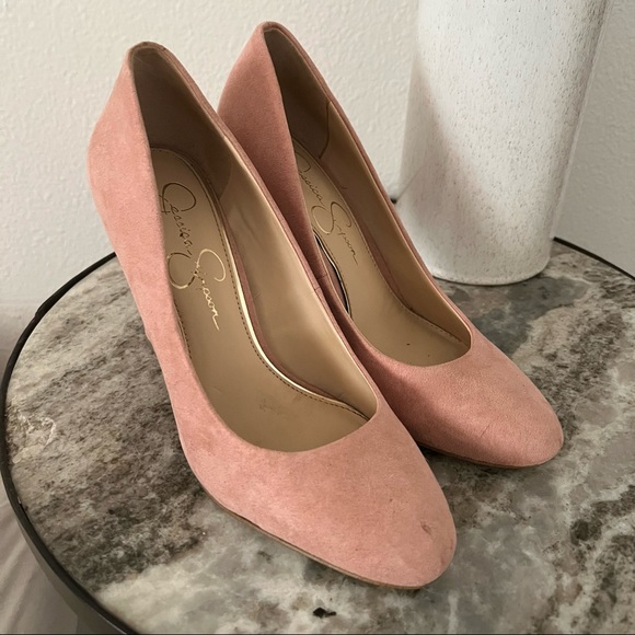 🌸Pink Jessica Simpson Chunky Heels - Picture 2 of 12